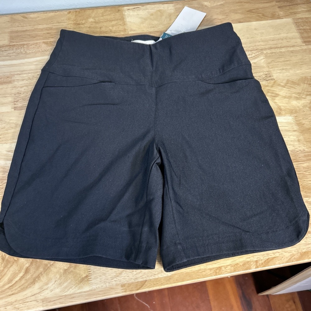 Lady Hagen Golf Shorts Womens Small 7in Tummy Control Black WGH14401 NEW